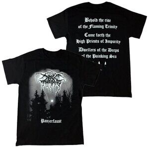 Darkthrone Panzerfaust Graphic Band T-Shirt Vintage Metal Tee 91
